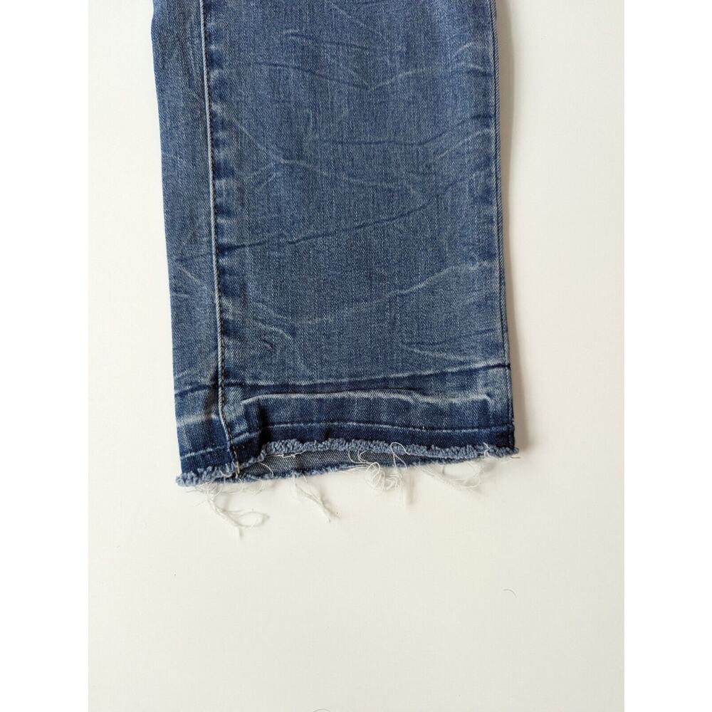 Kancan Jeans Size 30 Raw Hem Bottom Ripped Distressed High Rise - Picture 4 of 10